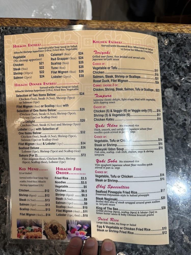 Sakura Japanese House Menu image 3